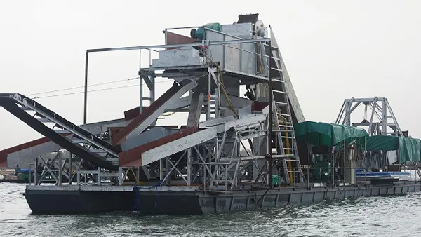 Bucket Ladder Mining Dredger