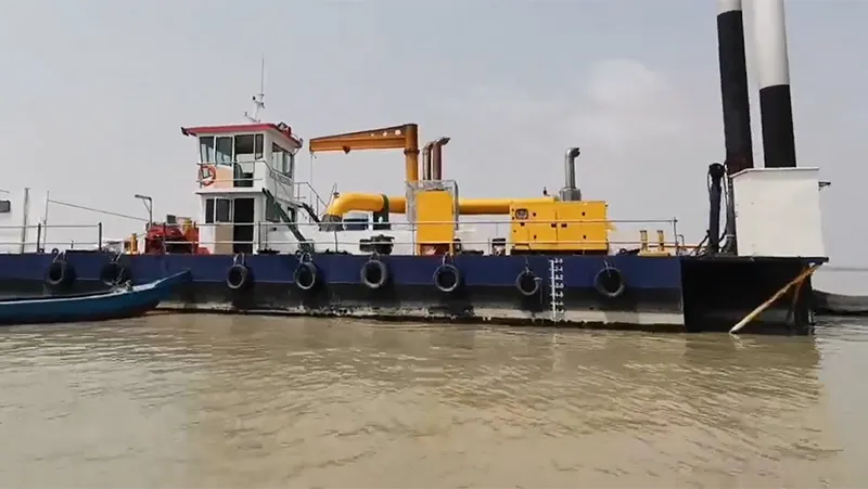 3500m³ Cutter Suction Dredger used in Indonesia