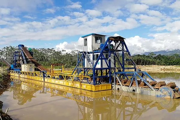 Bucket Ladder Mining Dredger